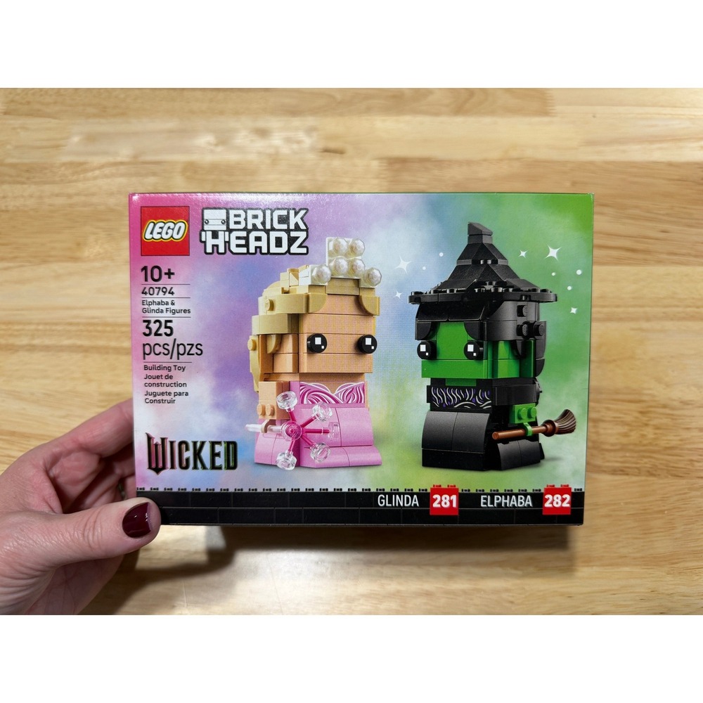 LEGO BrickHeadz Wicked Elphaba & Glinda Figures 40794 Building Toy 325 Pcs NEW